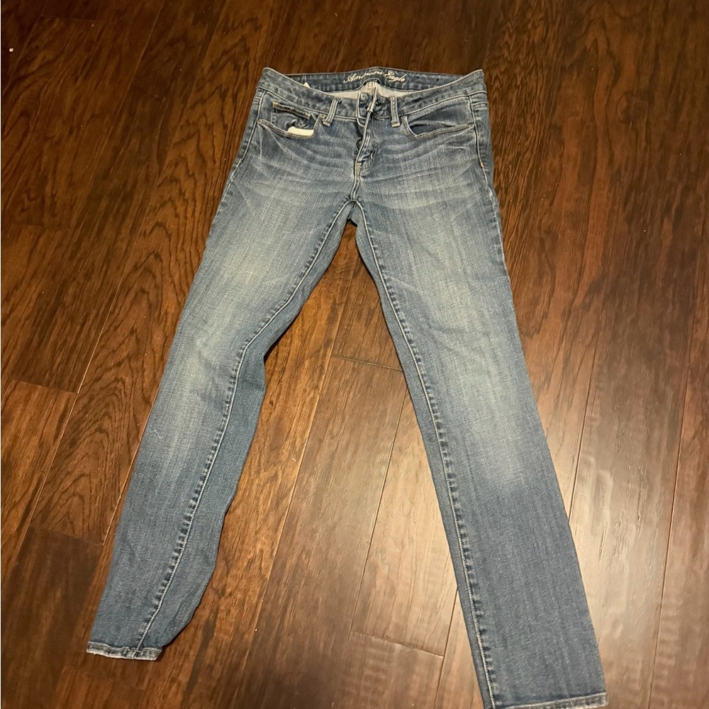 American Eagle Outfitters Dark Blue Denim Jeans
